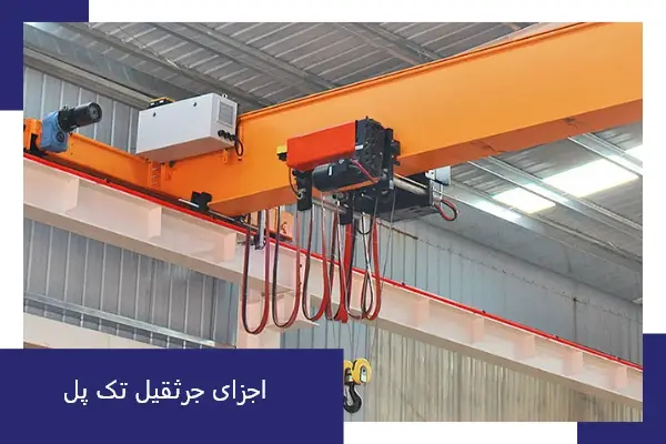 اجزای جرثقیل تک‌ پل
